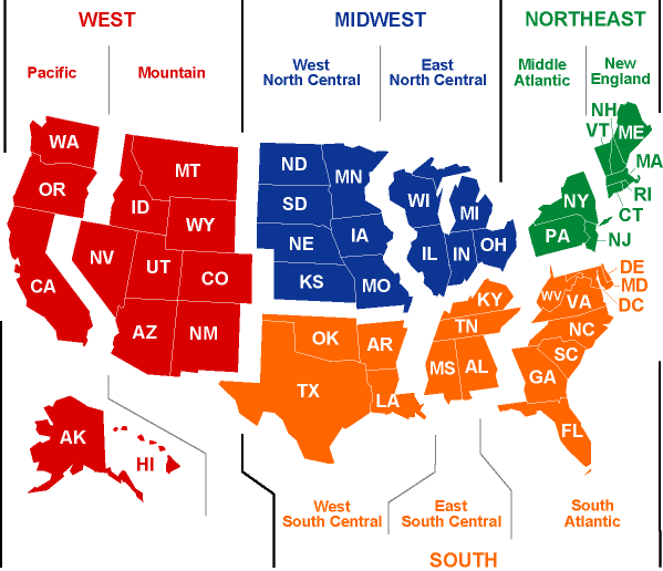 U.S. Regions