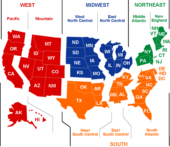 US Regions Real Estate Market Conditions