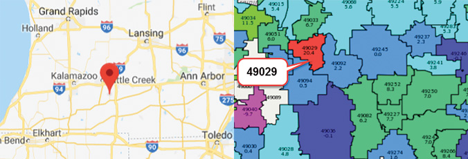 Hottest Zip Codes for Real Estate Investing #9.Burlington, Michigan 49029 Hottest Zip Codes for Real Estate Investing #9.Burlington, Michigan 49029