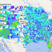 View Nationwide Maps and Drill-Down into the Hottest and Weakest NEIGHBORHOODS, Zip Codes and counties