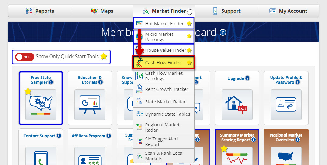 Cash Flow Finder - User Guide